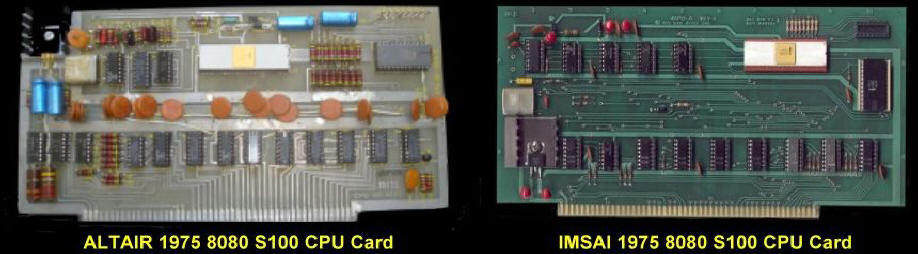 Altair & IMSAI CPU Cards